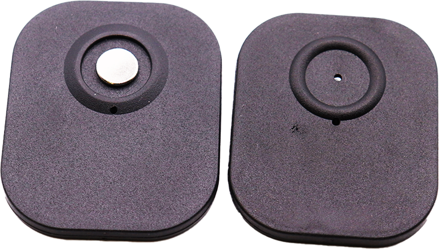 RF 4.7MHz Rectangular Mini Security Tag with Pins (8.2MHz, Black) - Pack of 500 - CLEARANCE