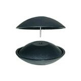 Two sides of Designer Tamper Resistant Electronic Article Surveillance (EAS) RF 8.2MHz Micro security tag for the prevention of shoplifting by retailers