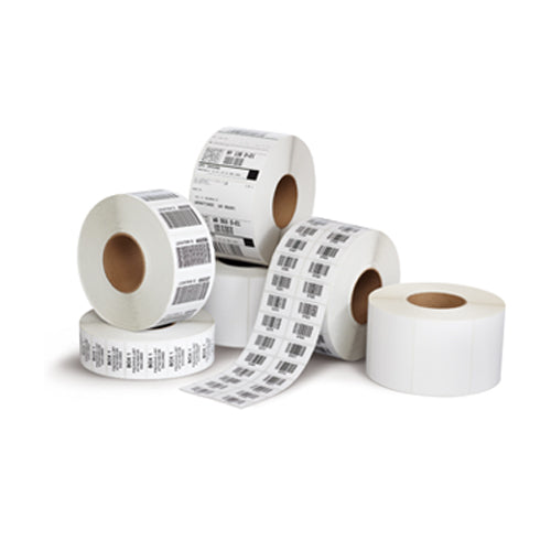 Rolls of Electronic Article Surveillance (EAS) or anti-theft labels used for RF 8.2MHz and AM 58KHz security systems for preventing shoplifting and loss prevention by retailers