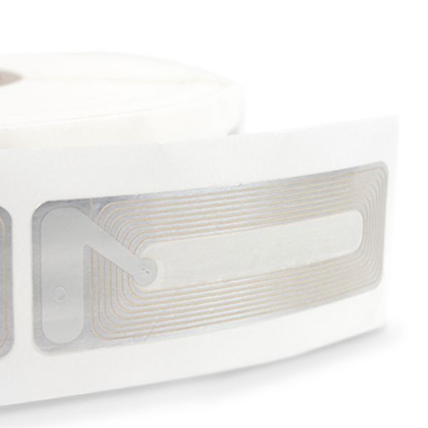 19mm x 65mm Transparent Security Labels (RF 8.2MHz, 1000/roll)