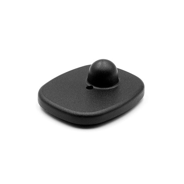 Large Rectangular Clothing Security Tag with Pins - Black - Pack of 500 (RF 8.2MHz)