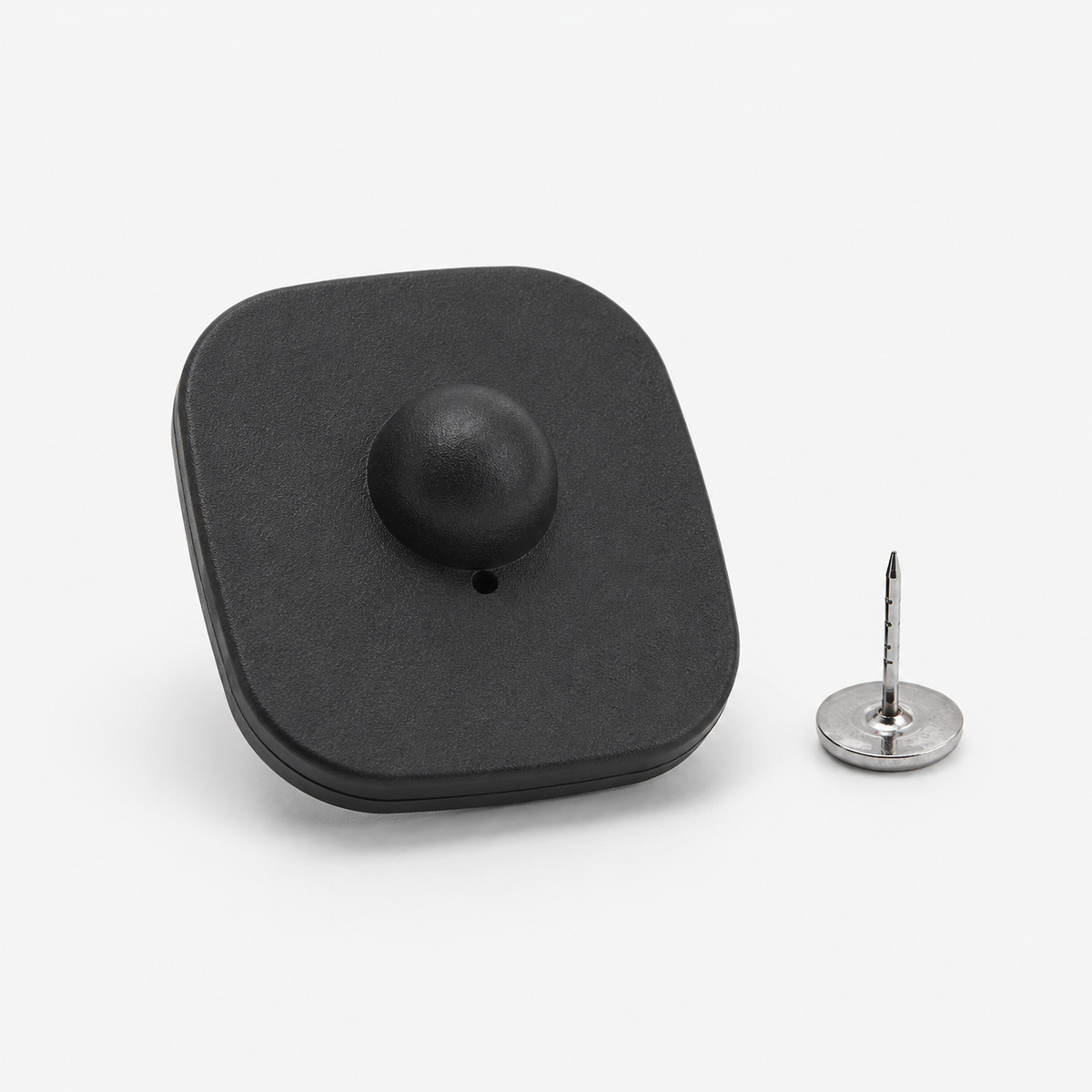 INEO Mini Rectangular Tag RF 8.2 MHz in black with separate 16 mm pin