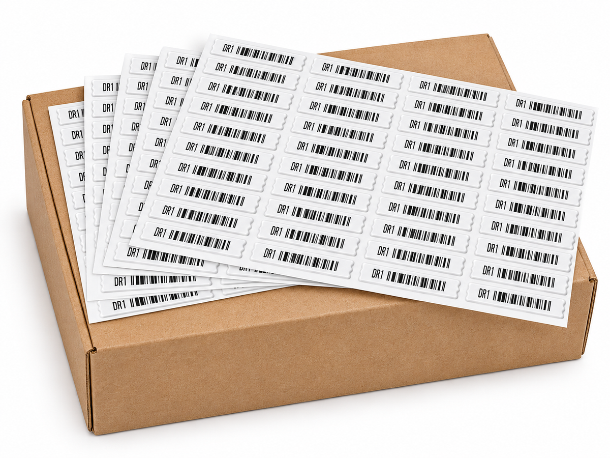 Sensormatic-style Non-Deactivatable Label - 4500/Box (AM 58KHz)