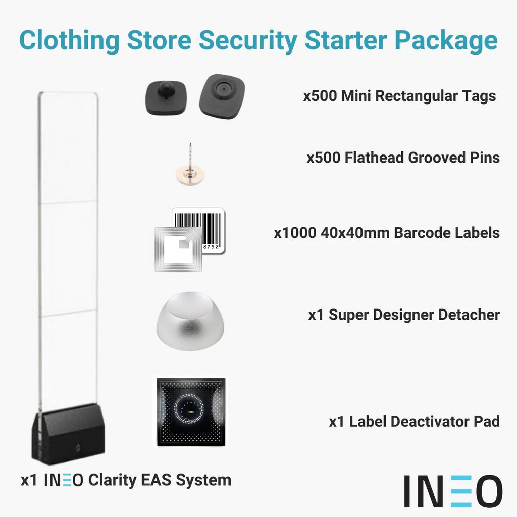 INEO Clarity EAS System - Clothing Store Starter Package