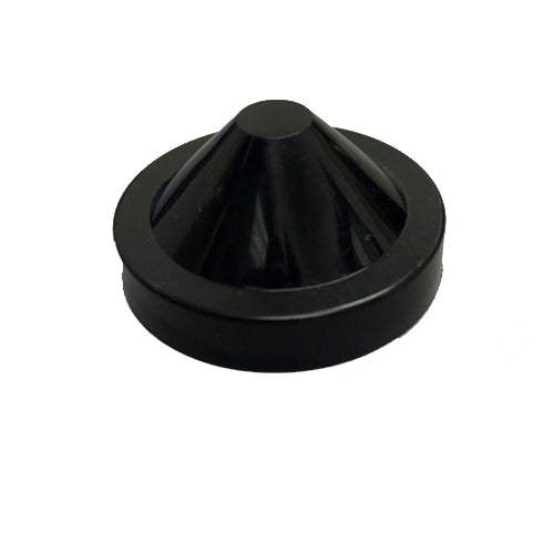 Cone shaped security tag for Electronic Article Surveillance (EAS) clothing applications to prevent shoplifting from retail stores.